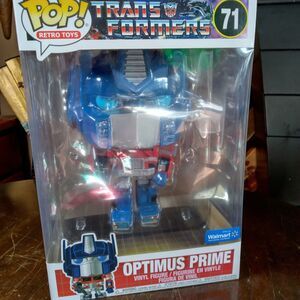 FUNKO POP retro toys Trans Formers 71 Optimus Prime 10 in vinyl figure Walmart